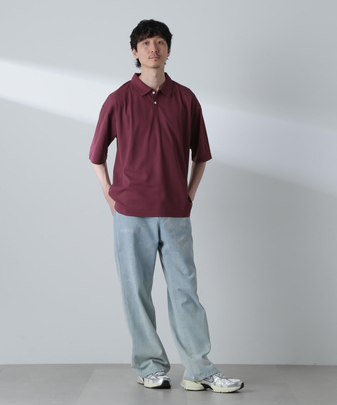 ドライカノコワイドポロシャツ 半袖 6724124253