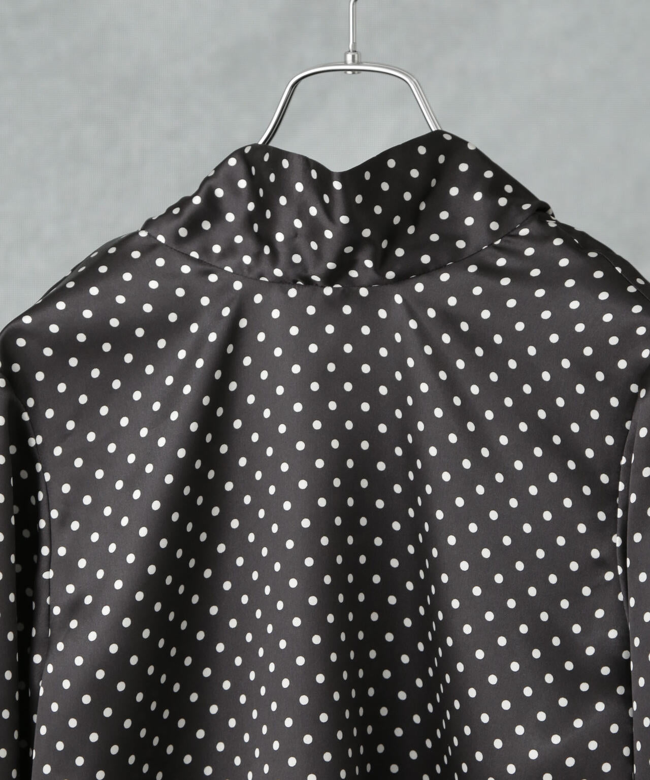 RhodolirioN/Bow Blouse - Polka Dots Sateen 6715120030