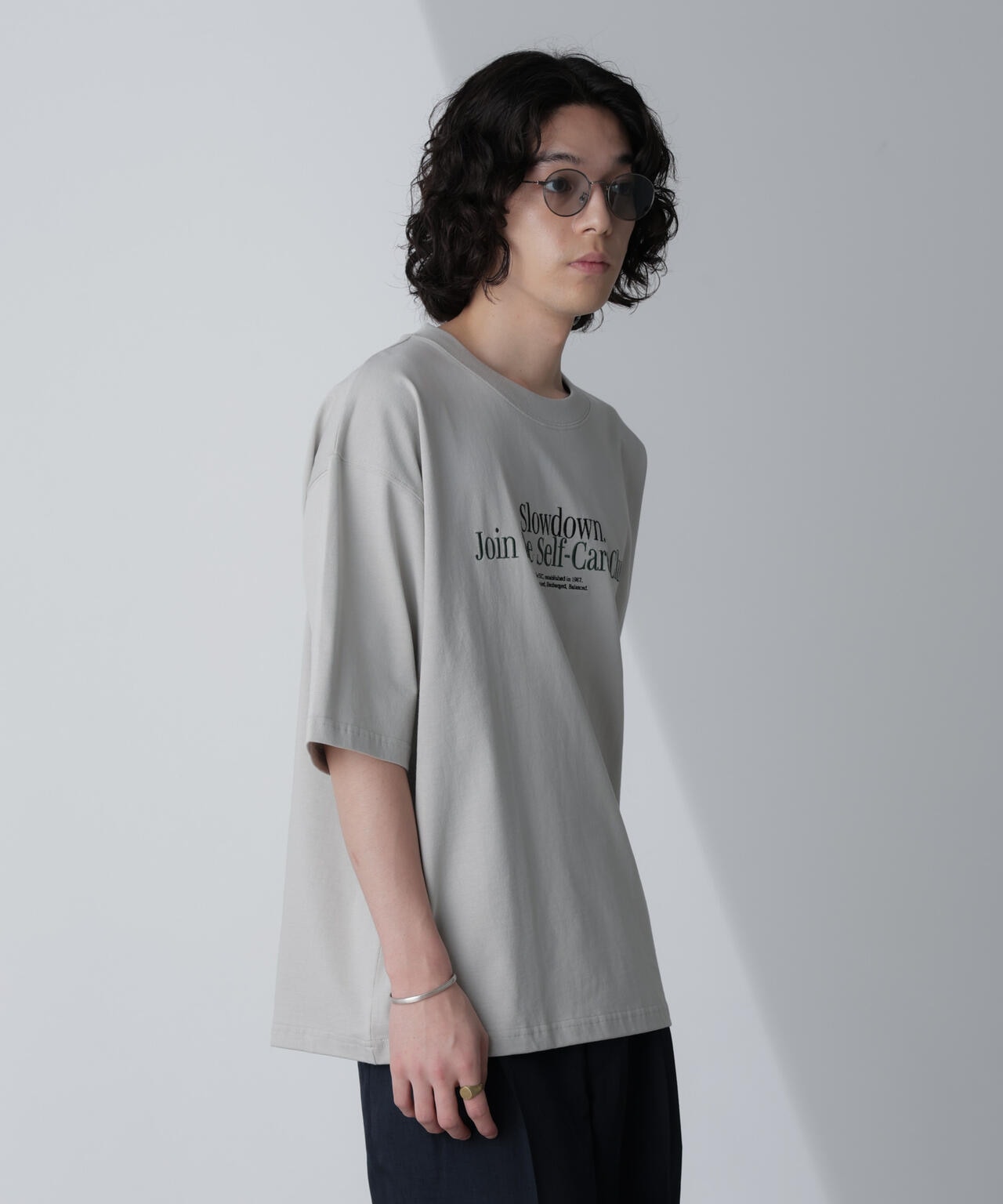 「MOFFISIE」オリジナルプリント刺繍 Tシャツ 半袖 6724124235