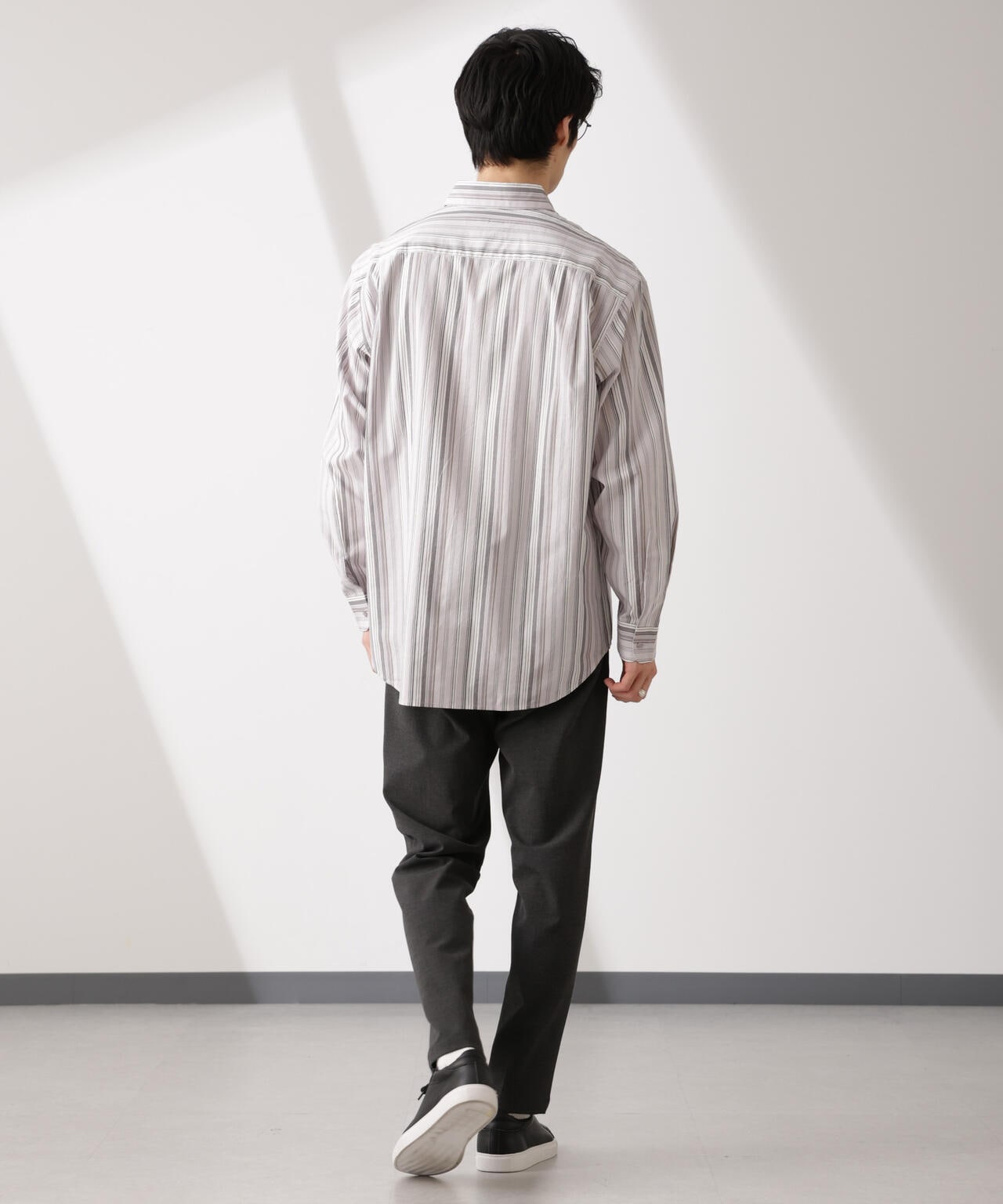 ランダムストライプシャツ 長袖 6725120206