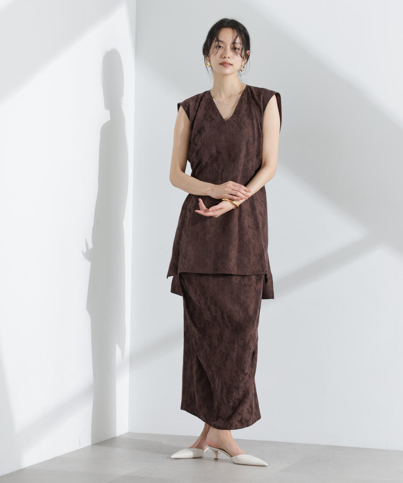 ANTHEM A/MISTY JACQUARD TIGHT SKIRTS(セットアップ可) 6715130012