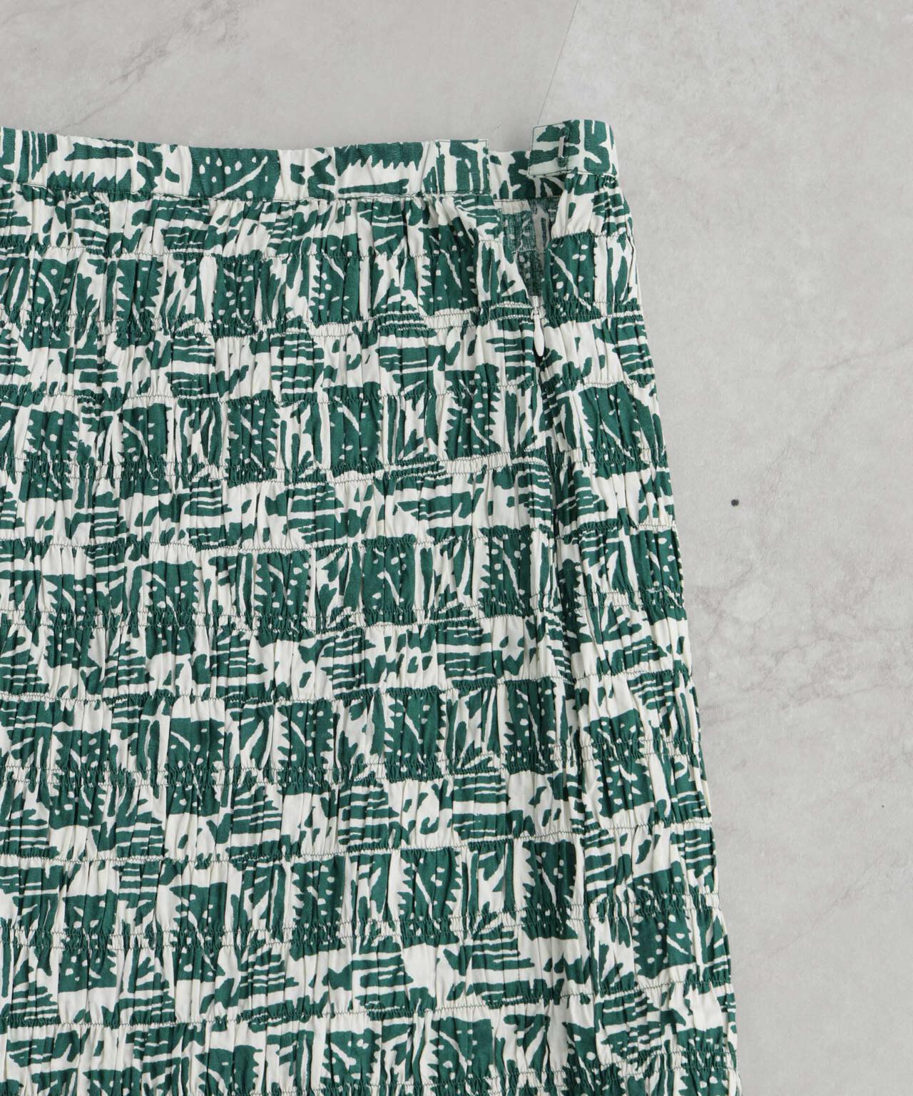Sara mallika/COTTON POPLIN SHIRRING SKIRT 6715130013