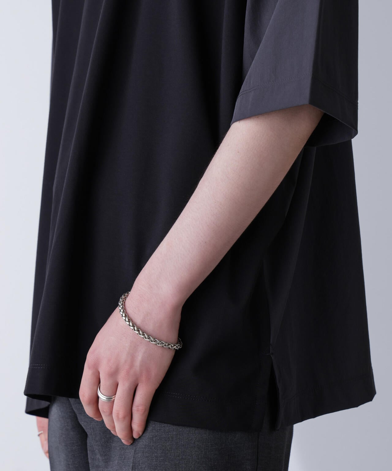 WEB限定/袖切り替えビッグTシャツ 半袖 6724224211