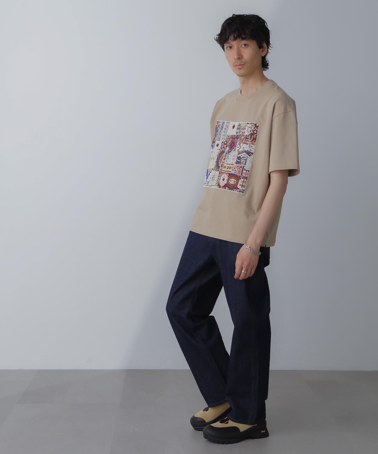 フレームアートワイドTシャツ 半袖 6724124228