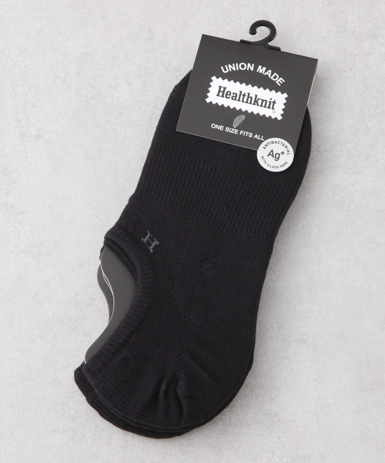 Healthknit/ブラック無地 Ag+ 6725151205