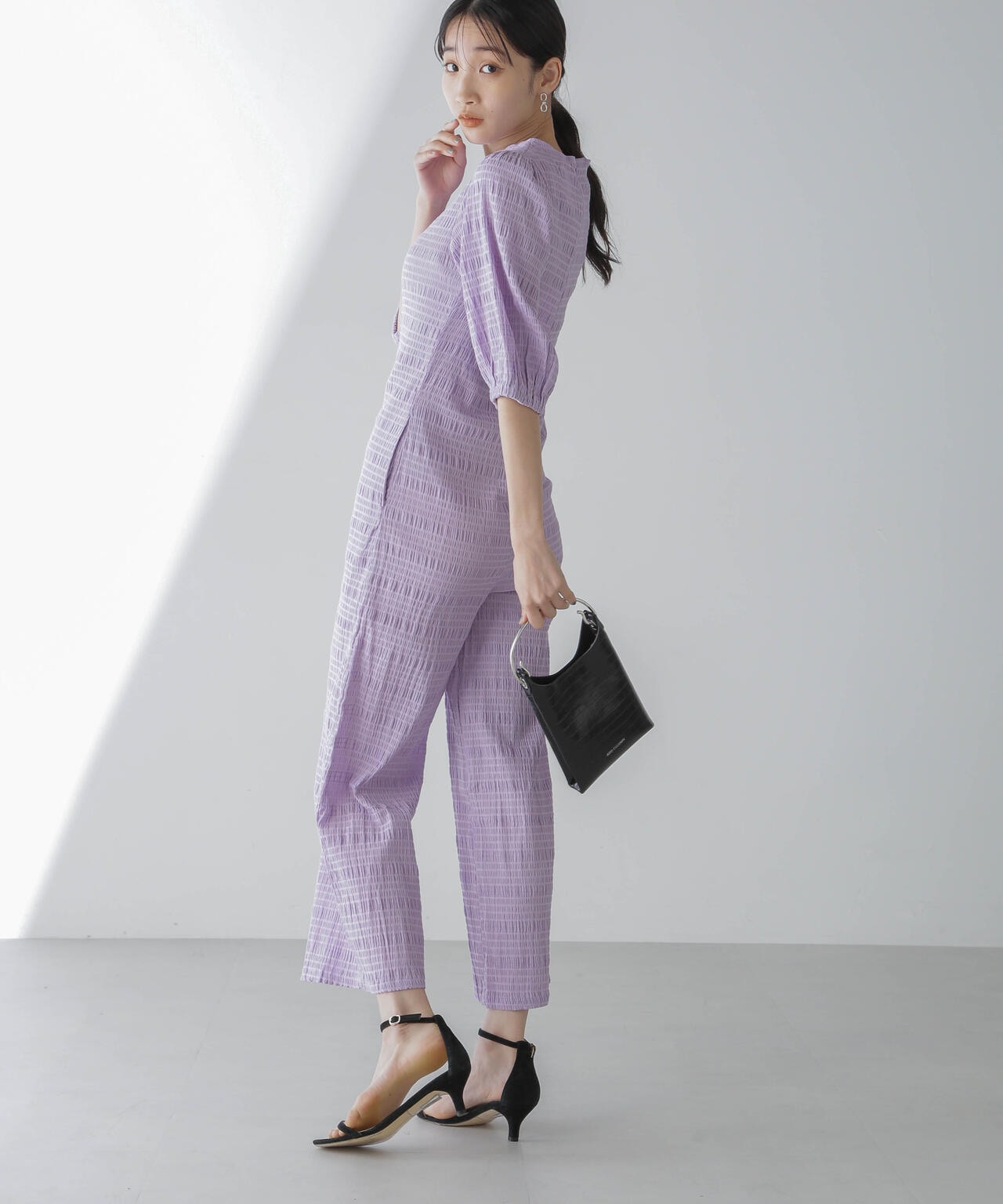 RITA ROW/Puffy sleeves jumpsuit 6714119047