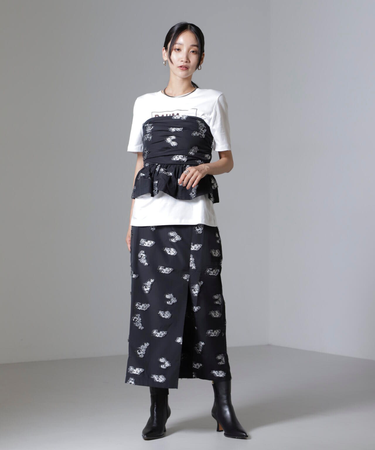 Baum und Pferdgarten/Flower Jacquard ビスチェ(セットアップ可) 6714225001