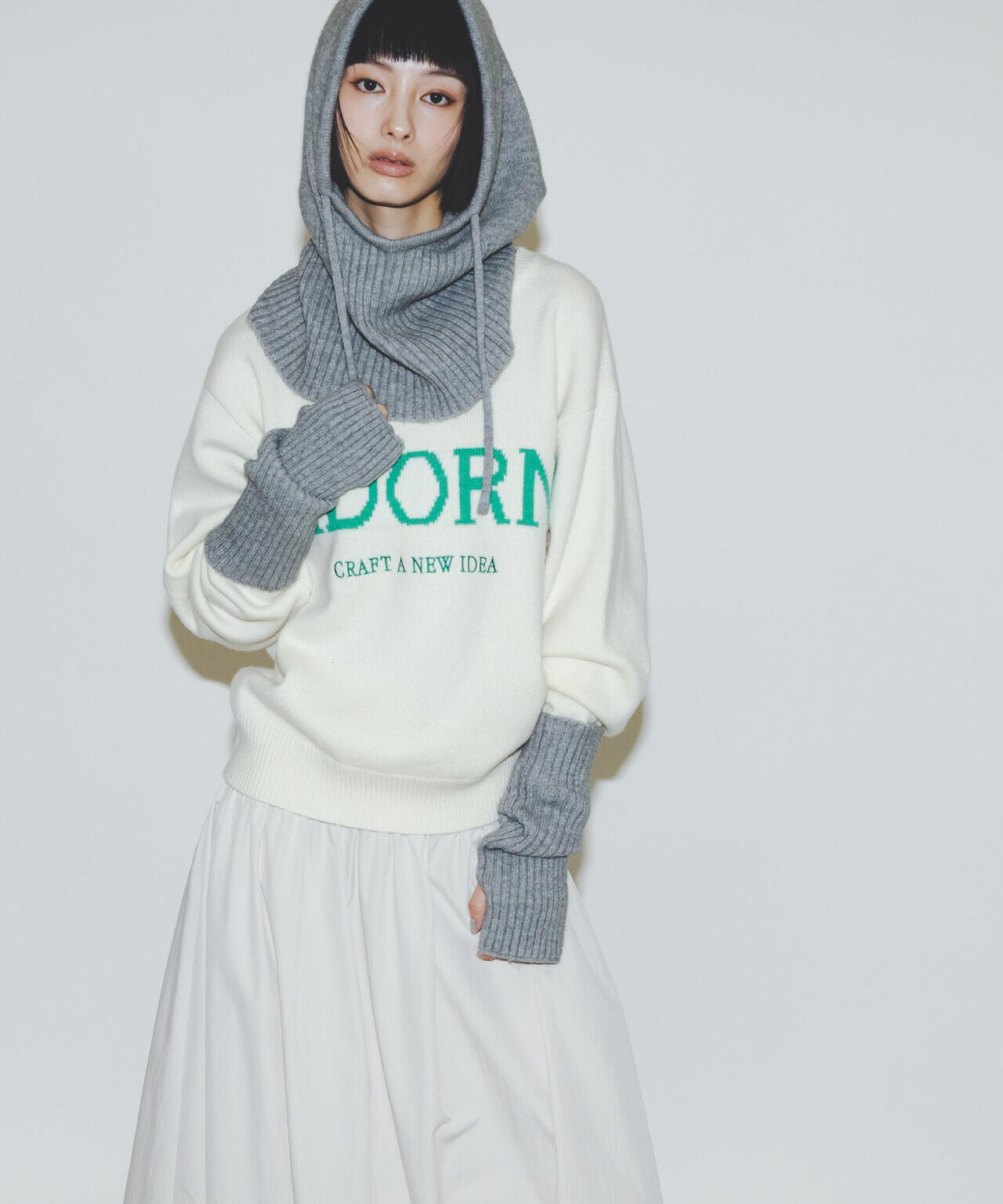 ロゴニットプルオーバー 6694222324