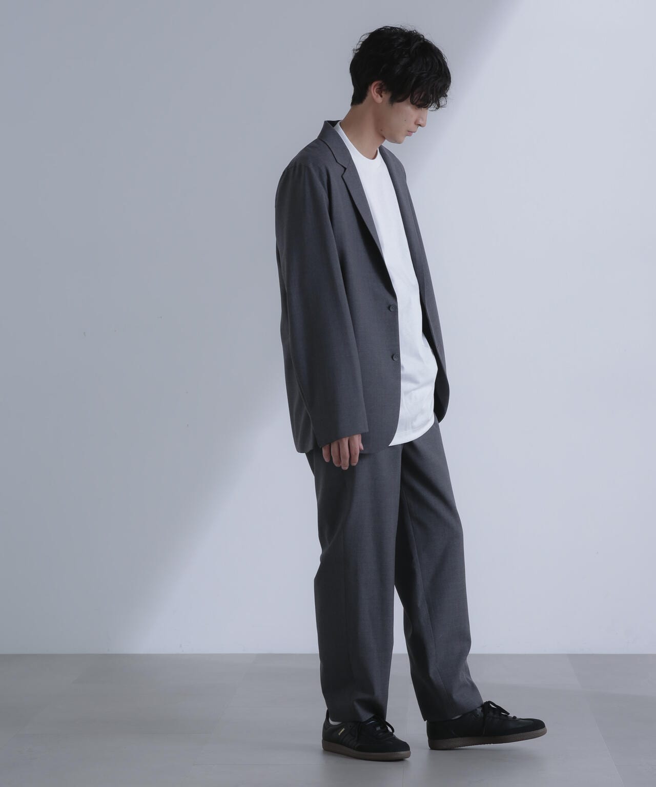 ATON/WOOL TROPICAL TAILORED JACKET 6704116021