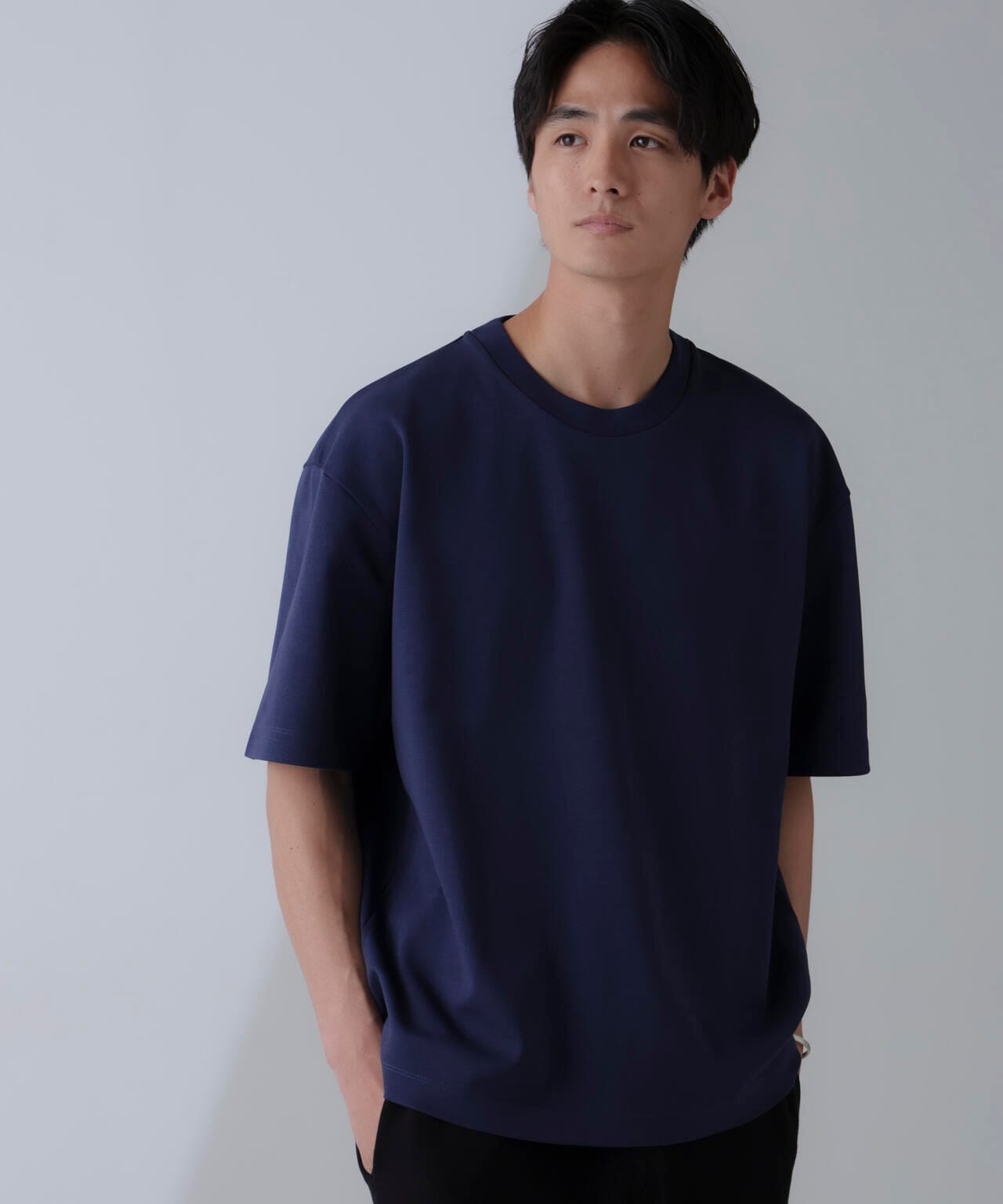 ダブルスムースクルーネックBIGTシャツ 半袖 6724124233