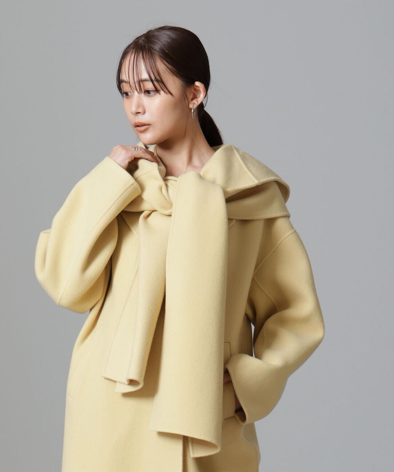 PURE LAMBS リバーフードストール 6694241301