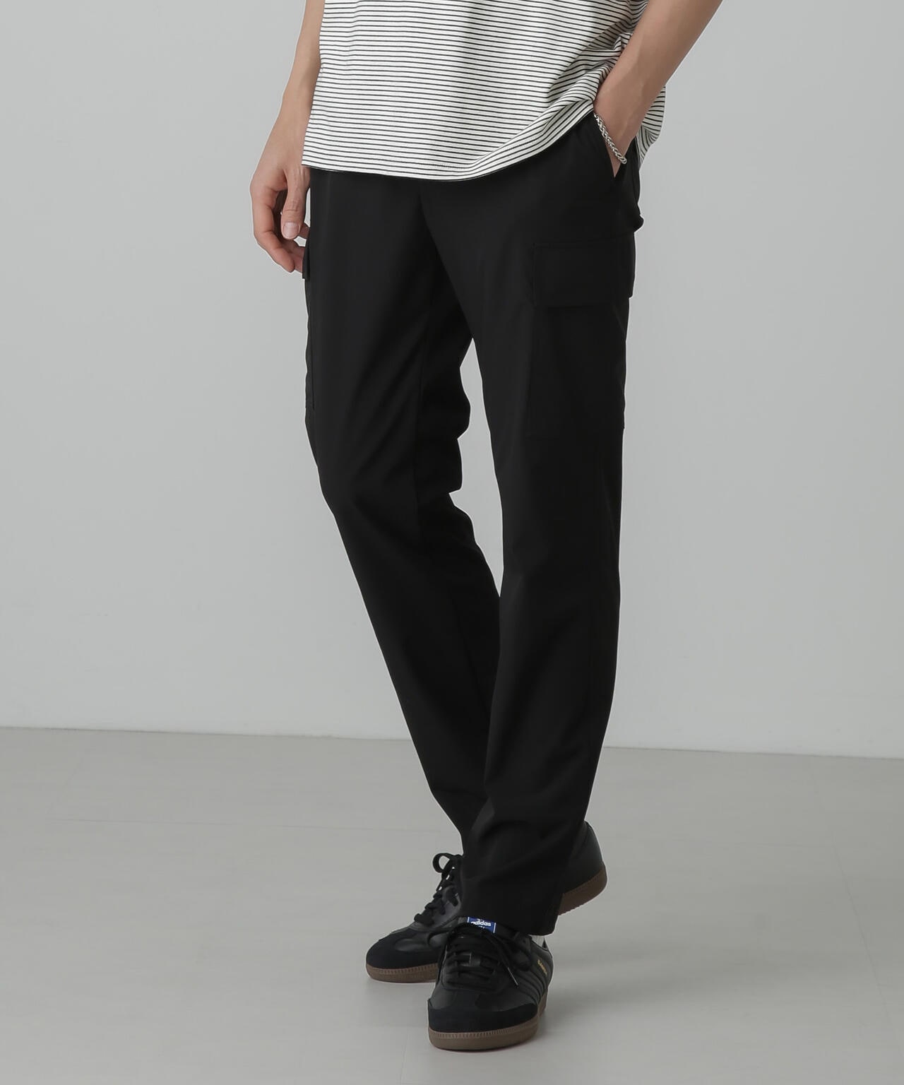 「N trousers」スリムストレッチ カーゴパンツ 6684127237