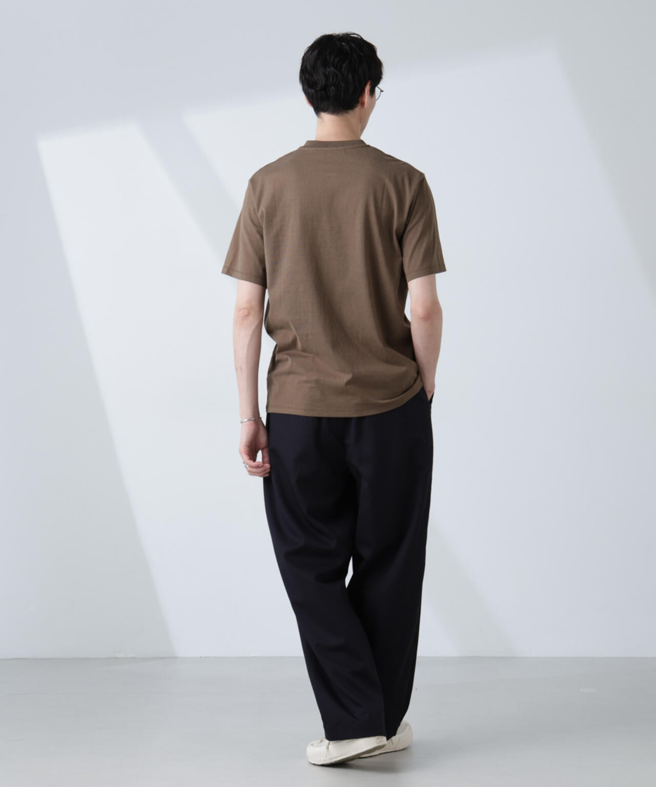 ソラーロライトストレッチヘンリーネックTシャツ(セットアップ可) 6685124237