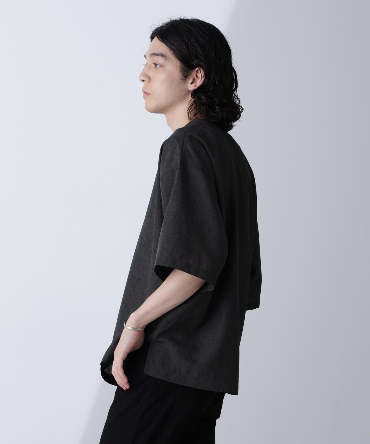 テックリネン布帛Tシャツ 半袖(セットアップ可) 6724224230
