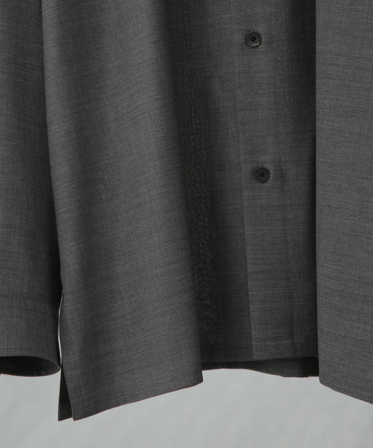 ATON/TWIST WOOL TROPICAL OS SHIRT(セットアップ可) 6705120110