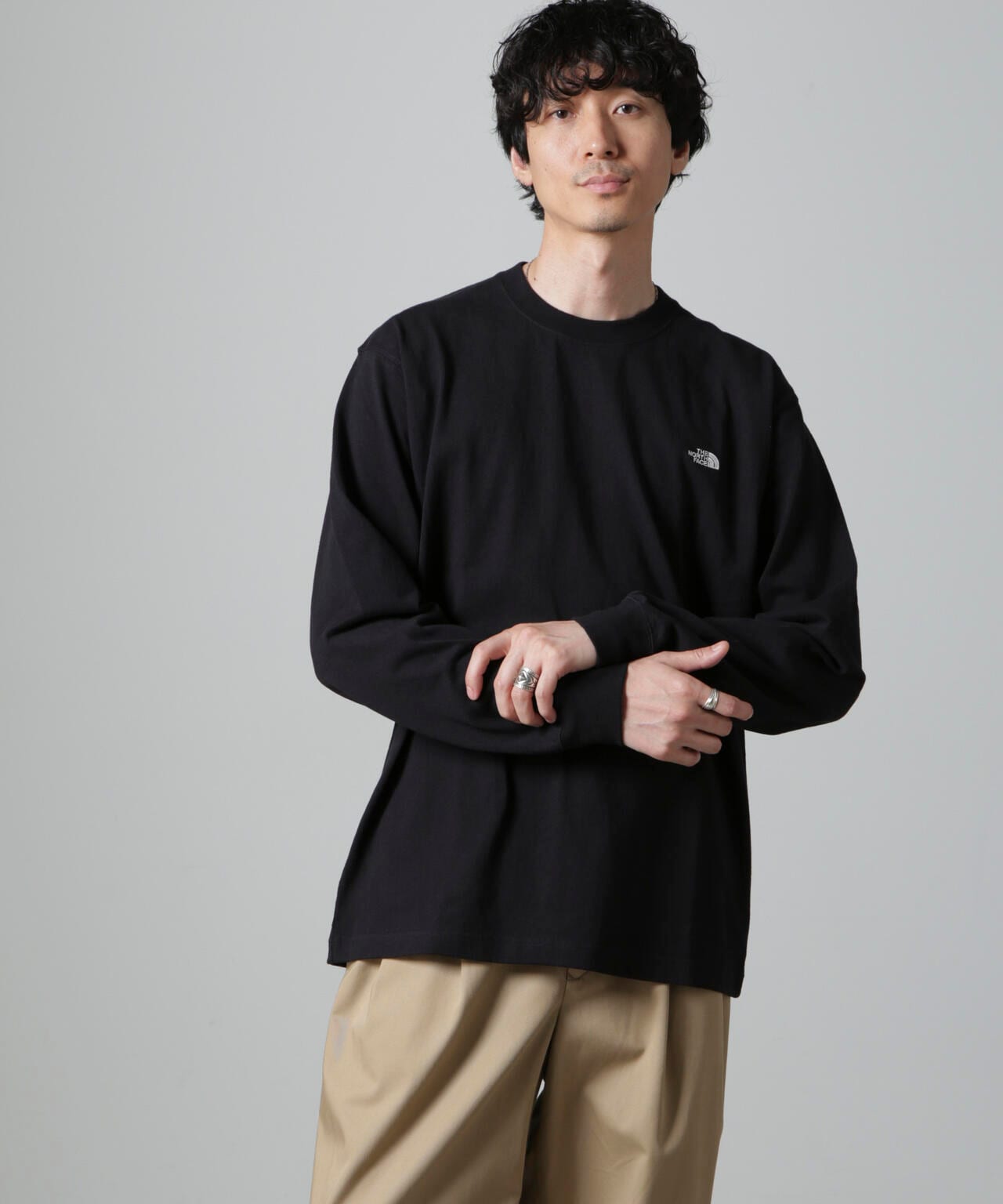 THE NORTH FACE/ L/S Nupste Cotton Tee