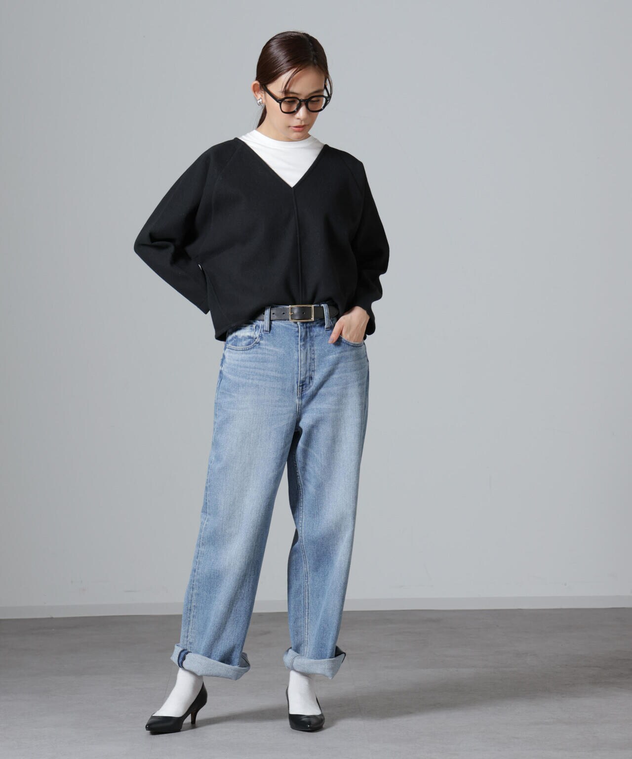 ウールライクニードルパンチプルオーバー(セットアップ可) 6734223303