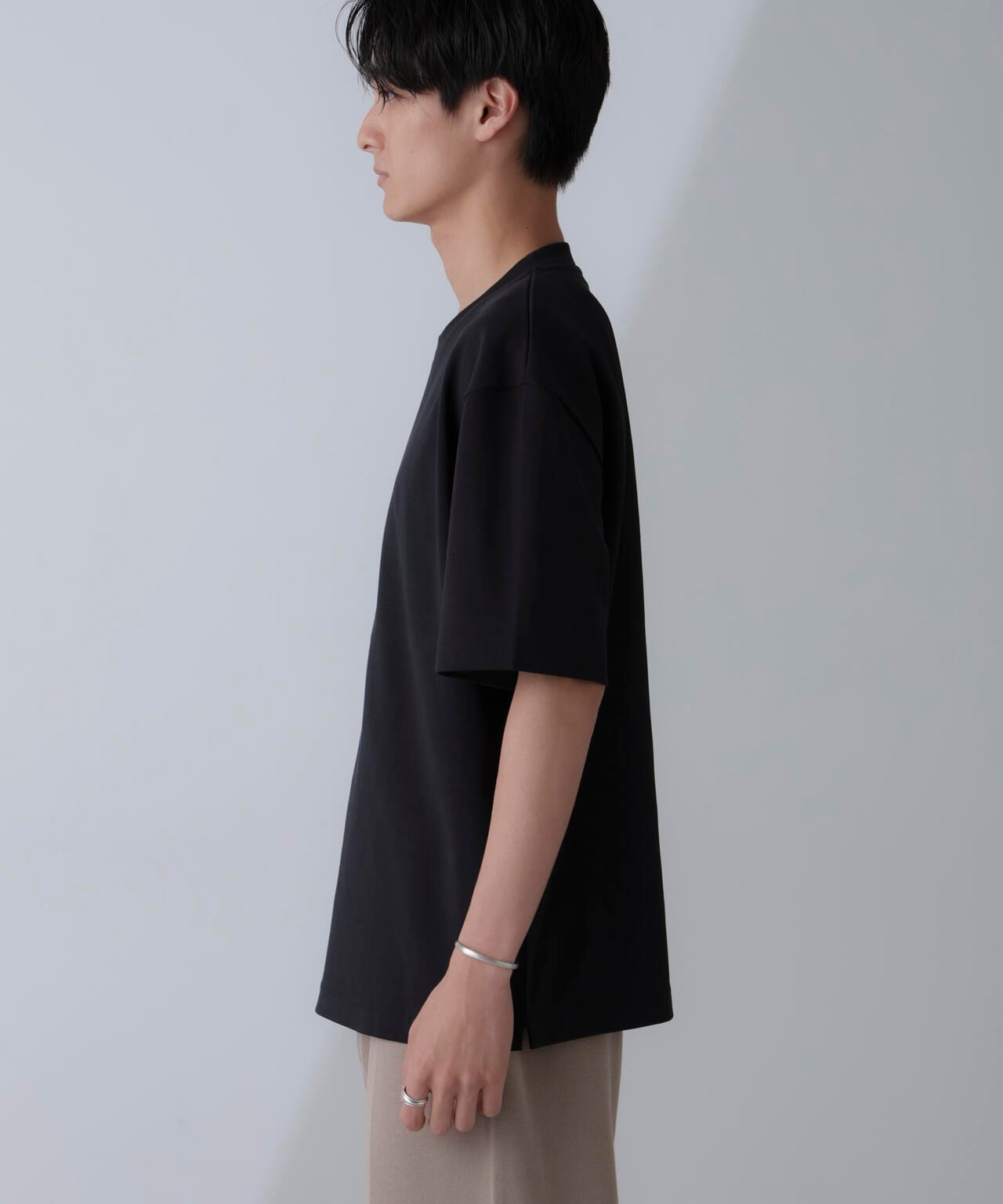 ダブルスムースクルーネックBIGTシャツ 半袖 6724124233