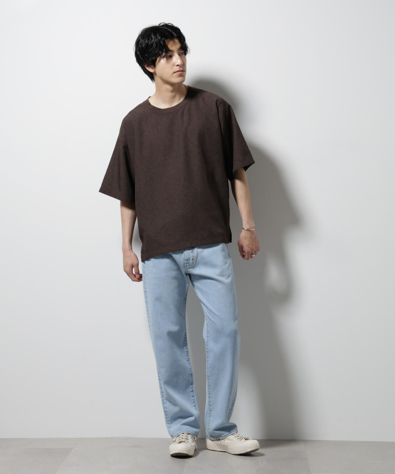 テックリネン布帛Tシャツ 半袖 6725124222