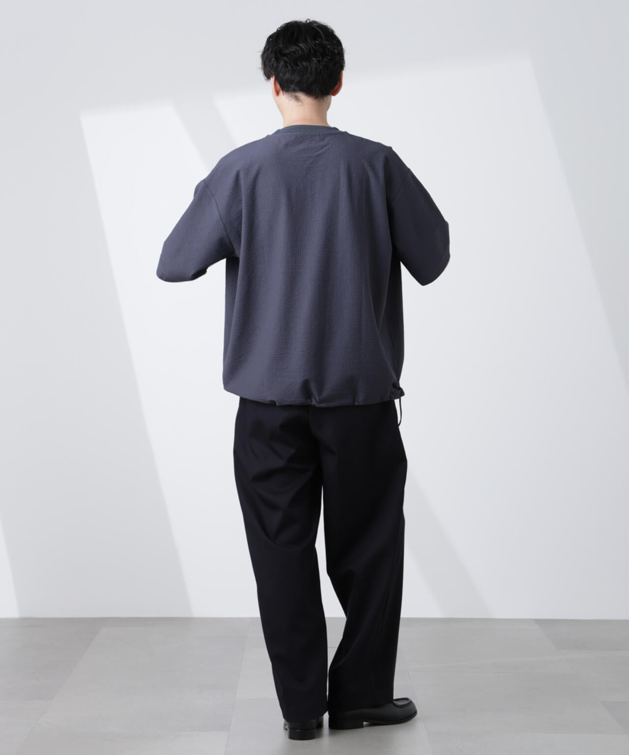 シルケットサッカーワイドTシャツ 半袖 6725124210
