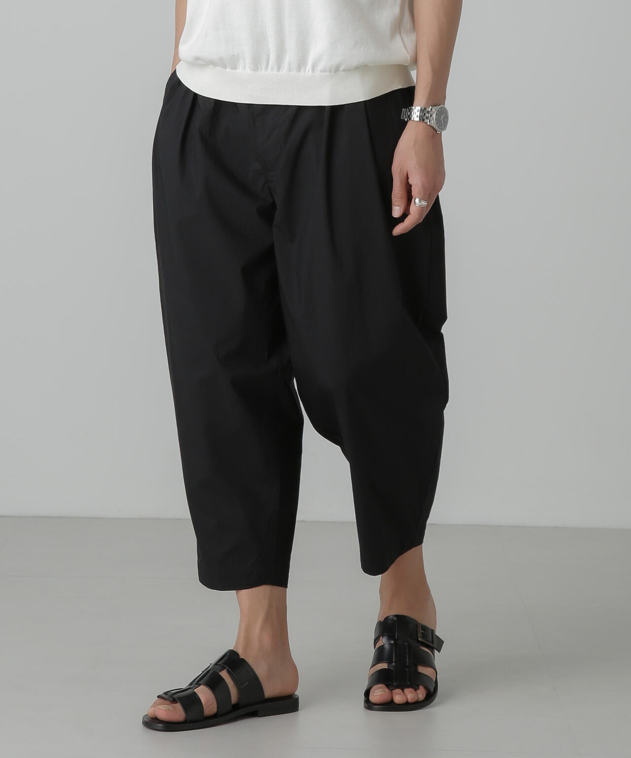 PORTER CLASSIC/POPLIN BEBOP PANTS