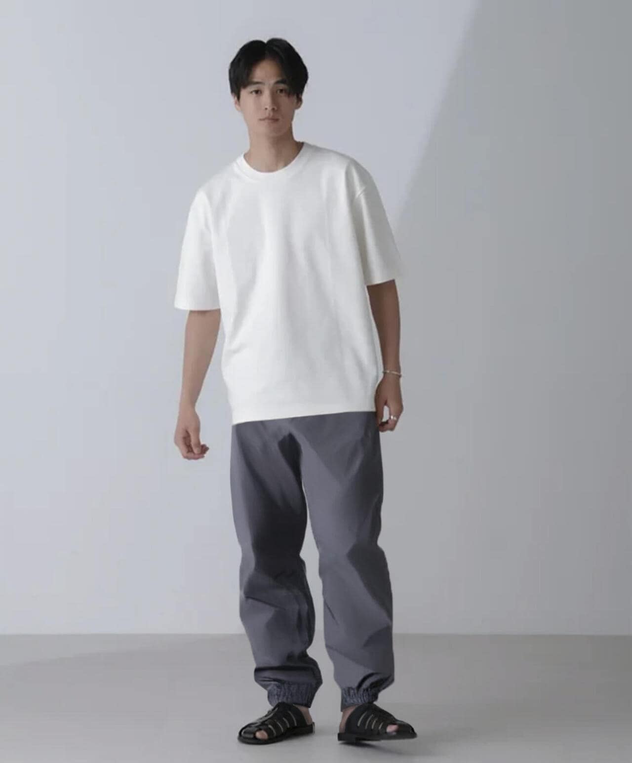 ダブルスムースクルーネックBIGTシャツ 半袖 6724124233