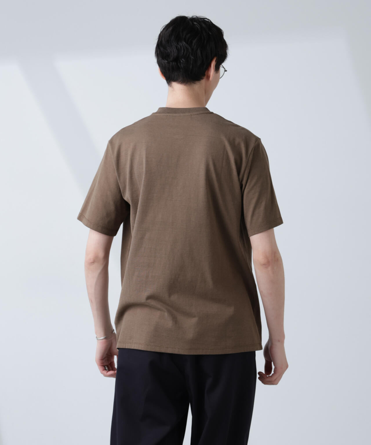 ソラーロライトストレッチヘンリーネックTシャツ(セットアップ可) 6685124237