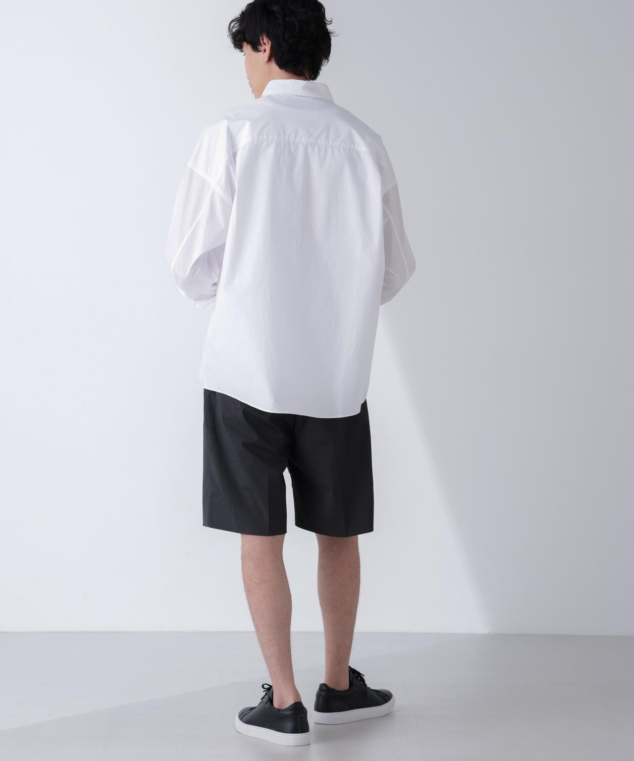 「N SHORTS」ショーツ ライトナイロンピンストライプ 6684128206