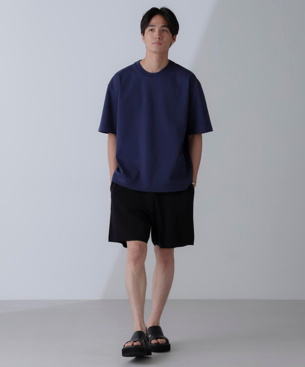 ダブルスムースクルーネックBIGTシャツ 半袖 6724124233
