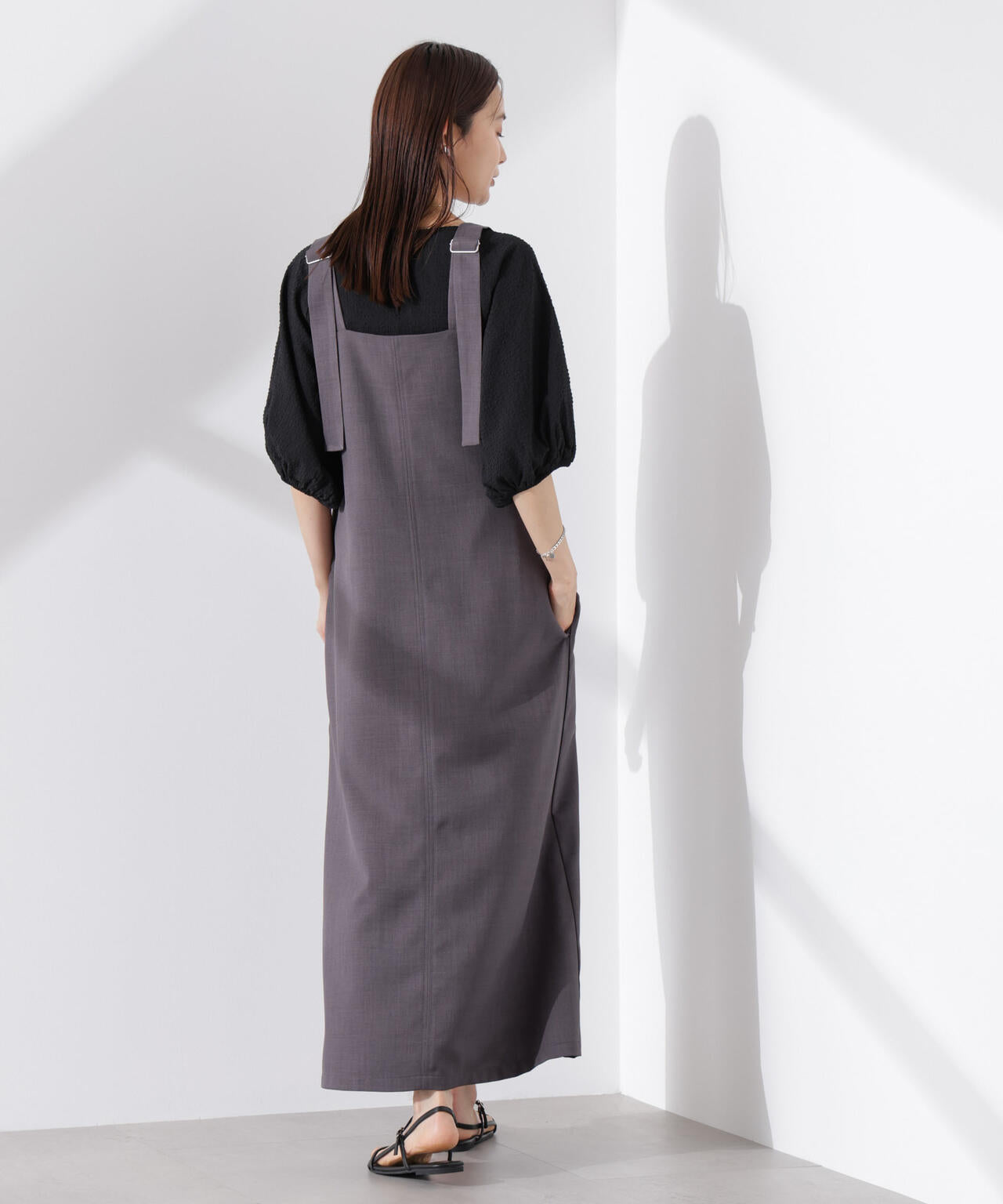 前後2wayサロペットワンピース 6735119330