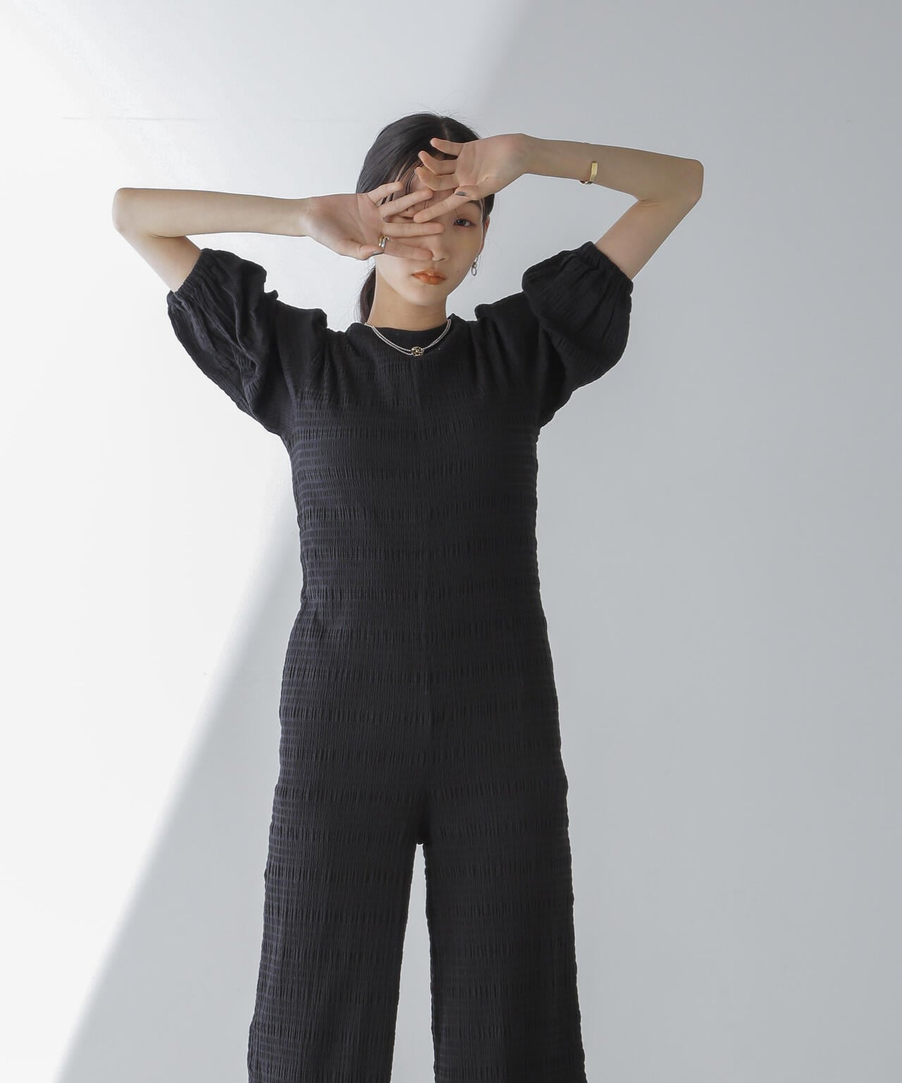 RITA ROW/Puffy sleeves jumpsuit 6714119047