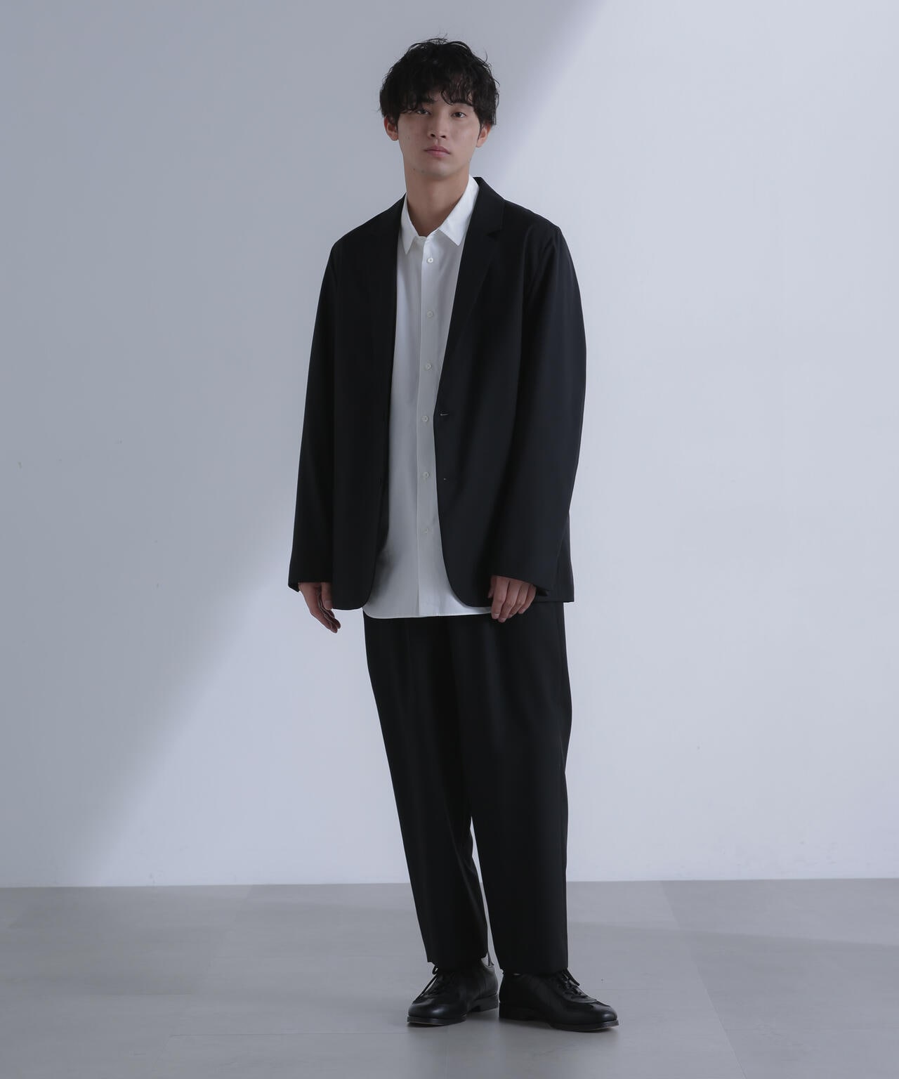 ATON/WOOL TROPICAL TAILORED JACKET 6704116021