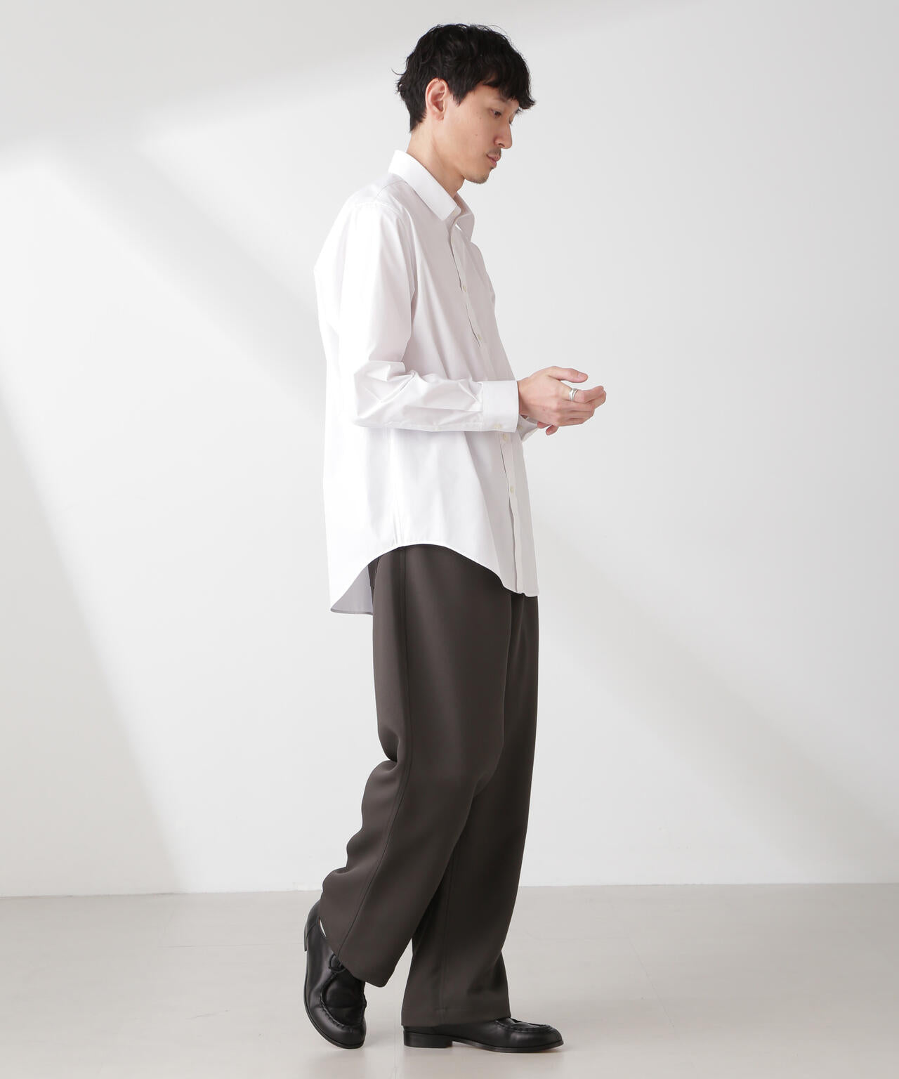 トリプルクロス バレルレッグパンツ(セットアップ可) 6685127216