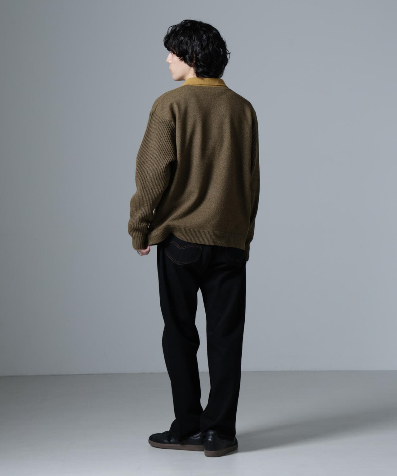 WEB限定/バイカラースキッパーニット 6724222229
