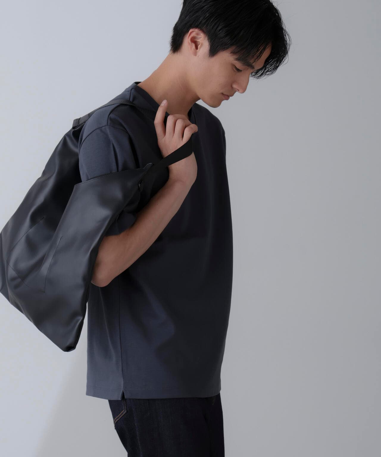ダブルスムースVネックTシャツ 半袖 6724124232