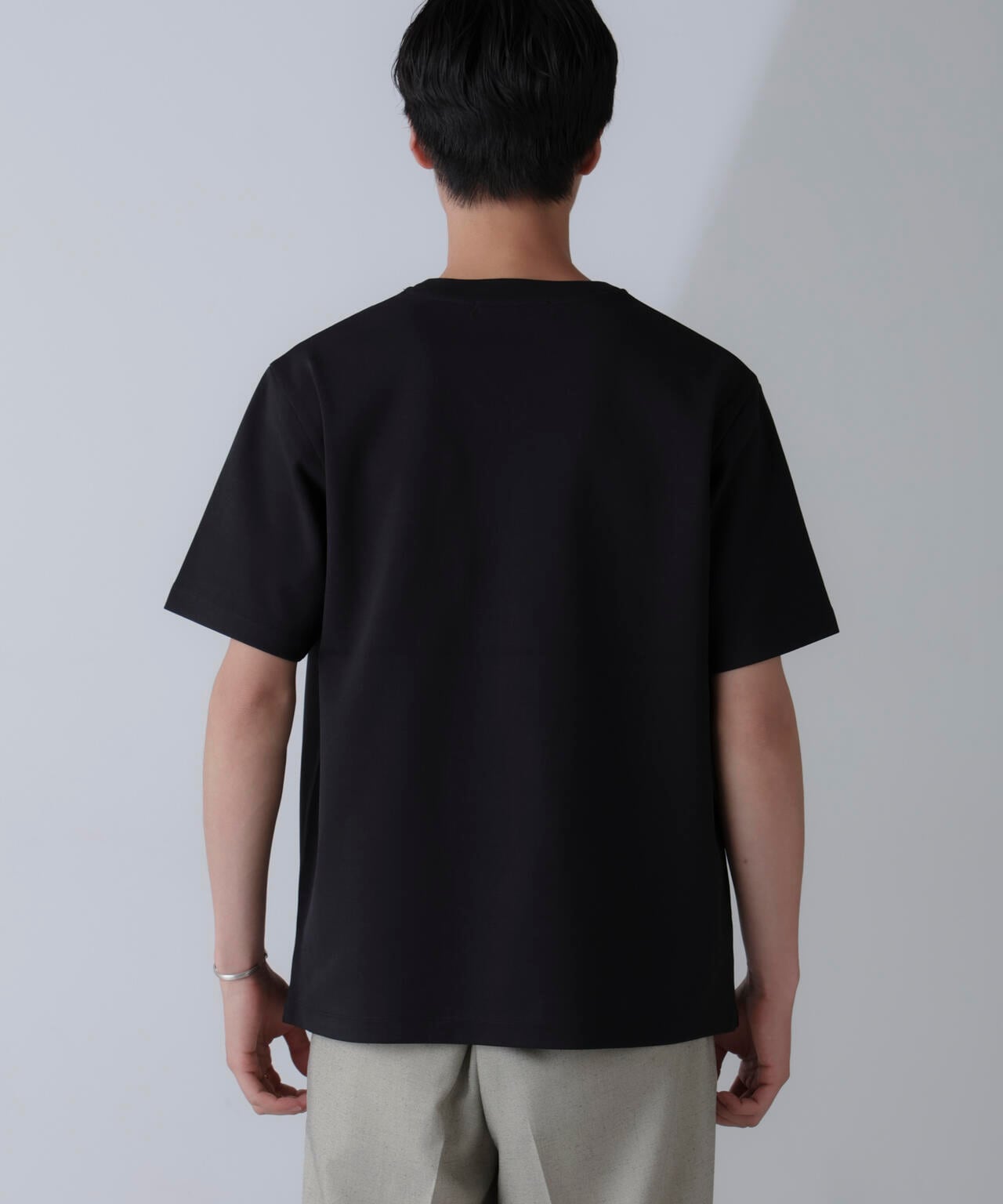 ダブルスムースVネックTシャツ 半袖 6724124232