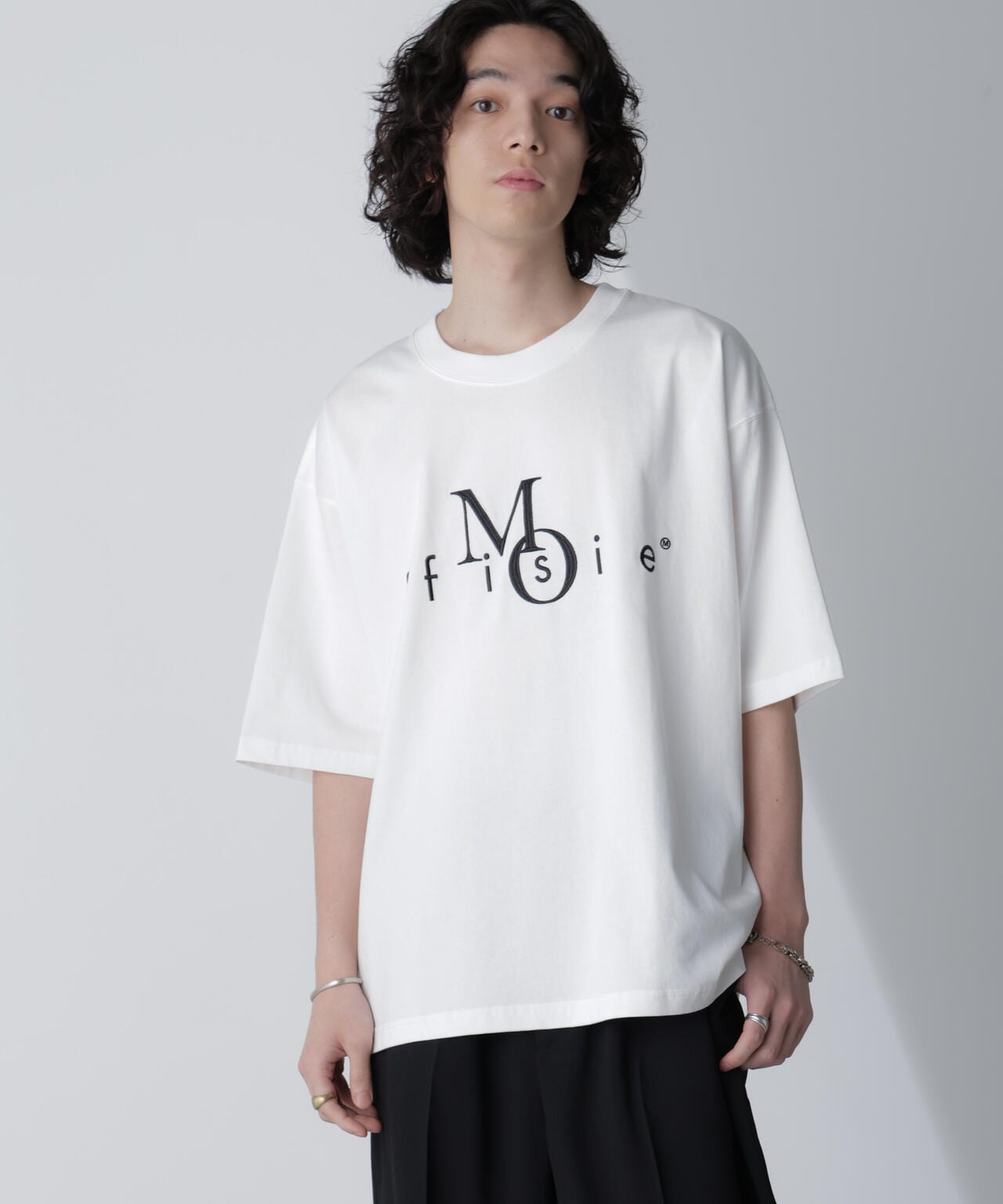「MOFFISIE」オリジナルプリント刺繍 Tシャツ 半袖 6724124235
