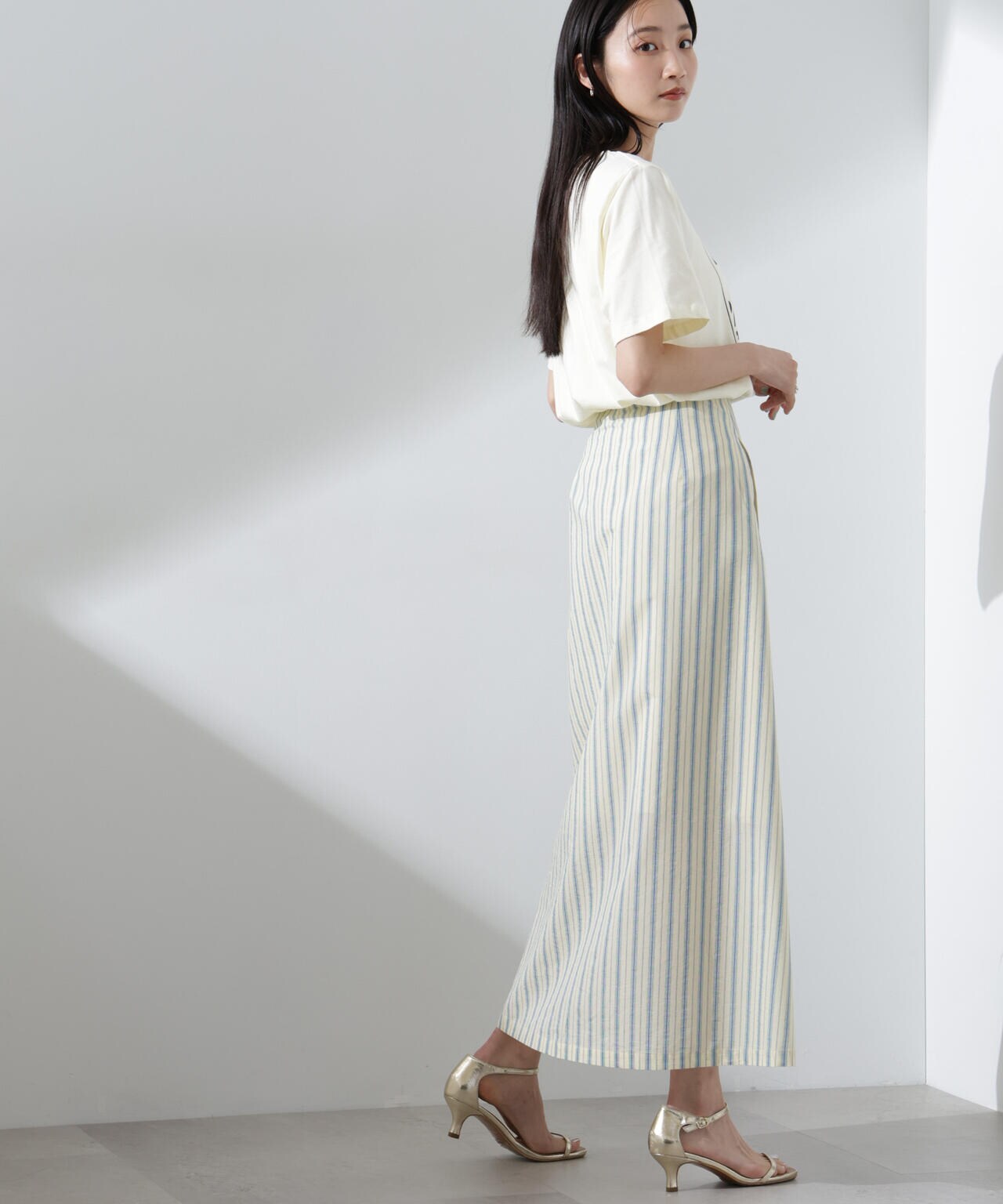 BAUM UND PFERDGARTEN/Organic Cotton Jersey ロゴTシャツ 6715124002