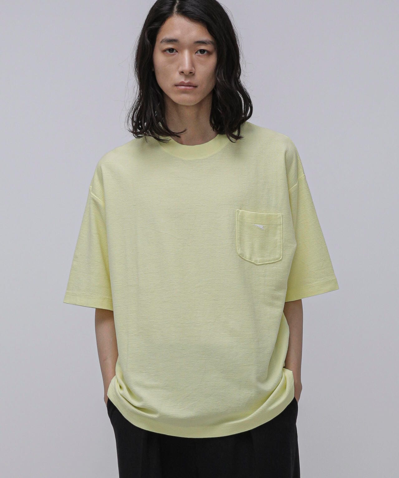 LB.04/タックボーダーポケットTシャツ 6723124264