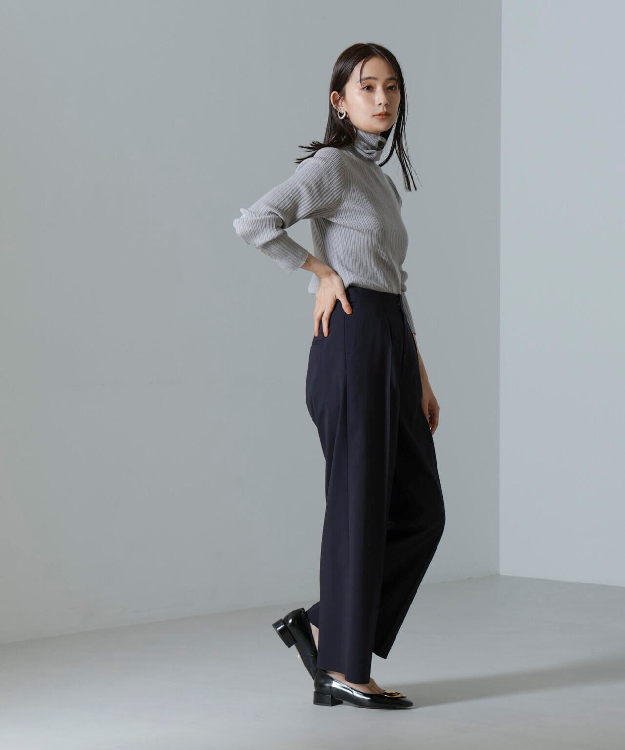 ドライウェザーストレッチ インタックワイドパンツ(セットアップ可) 6694227302