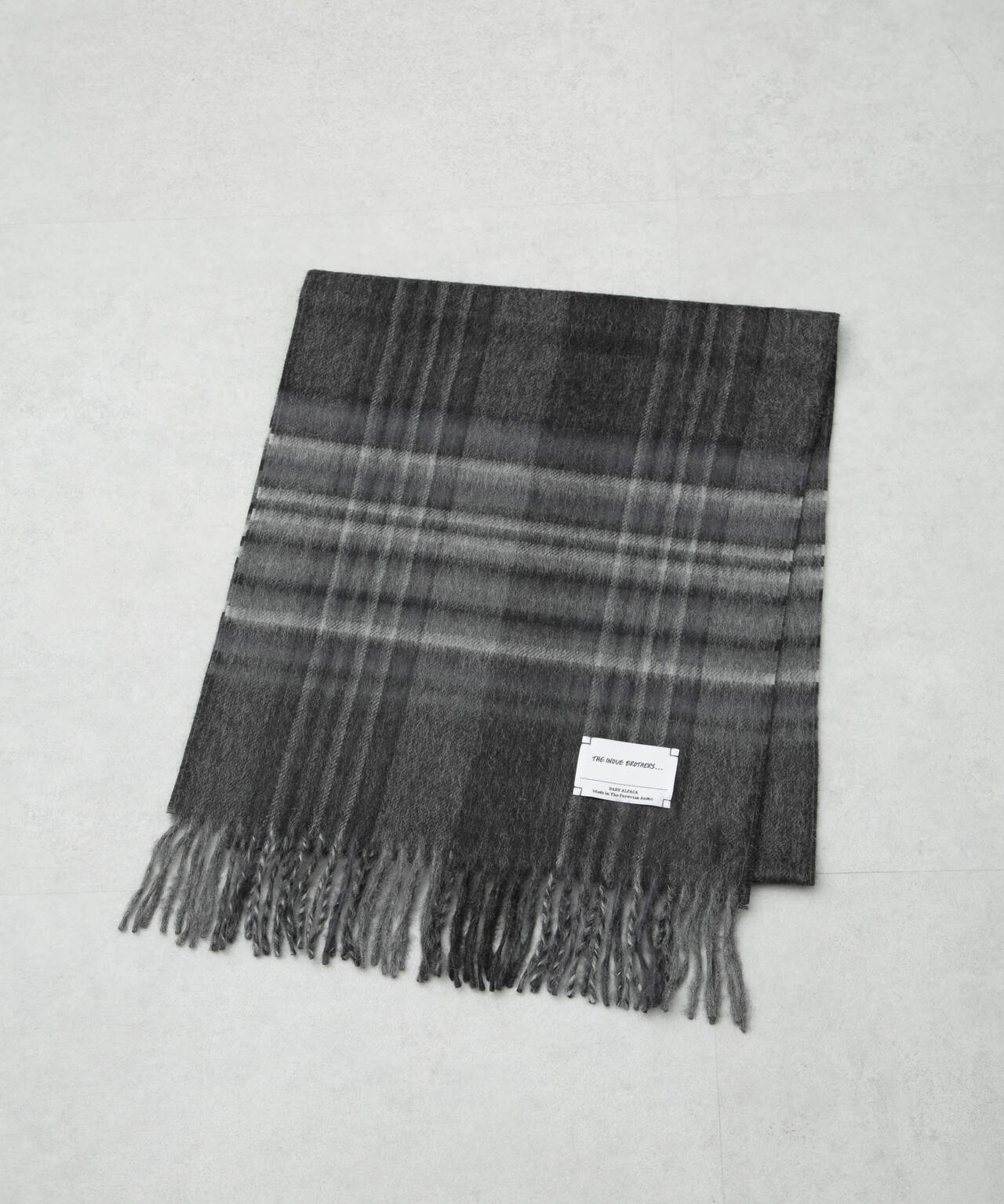 The Inoue Brothers/Brushed Scarf Check 6704241062