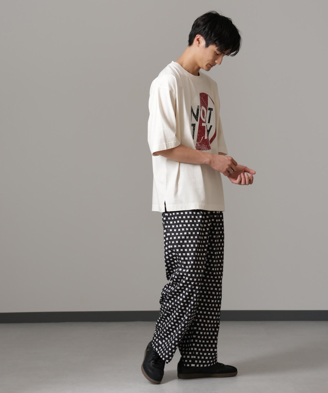 「NOT ALL」オーバーダイTシャツ 半袖 6724224227
