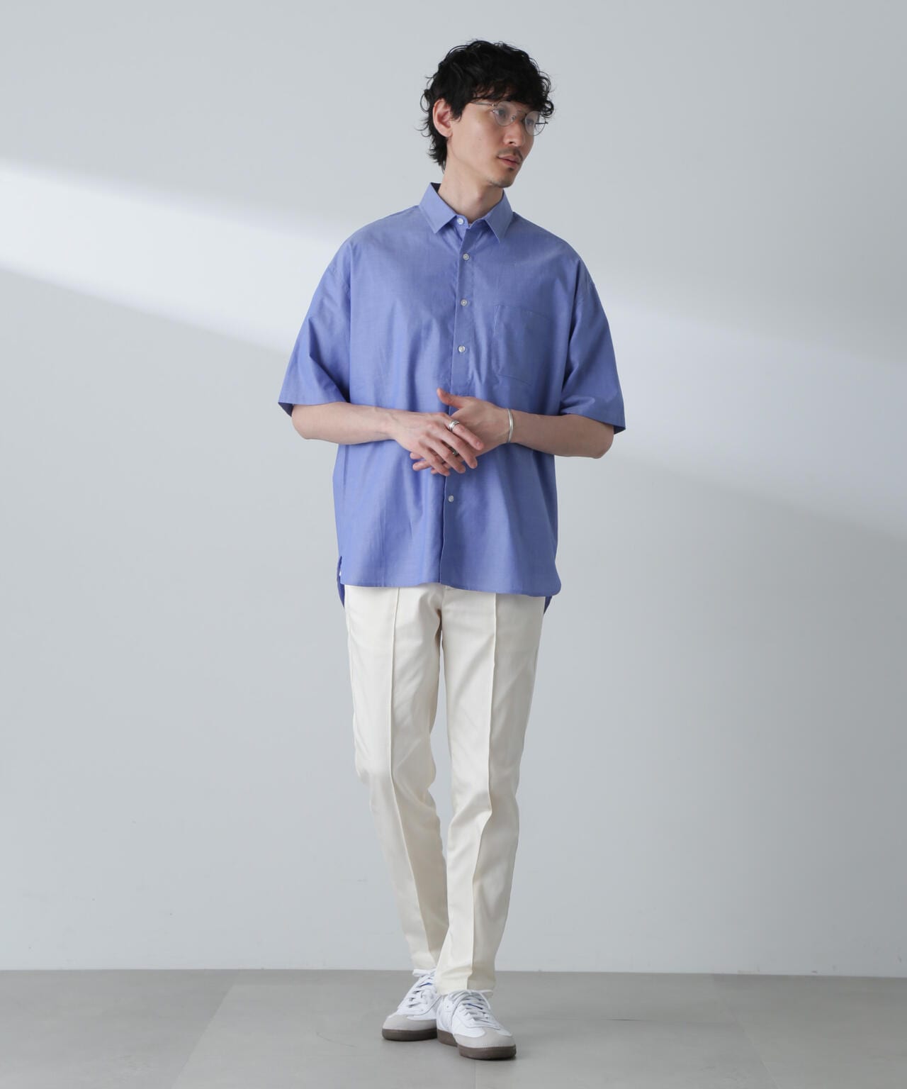 BIGシャンブレーシャツ 半袖 6724221215
