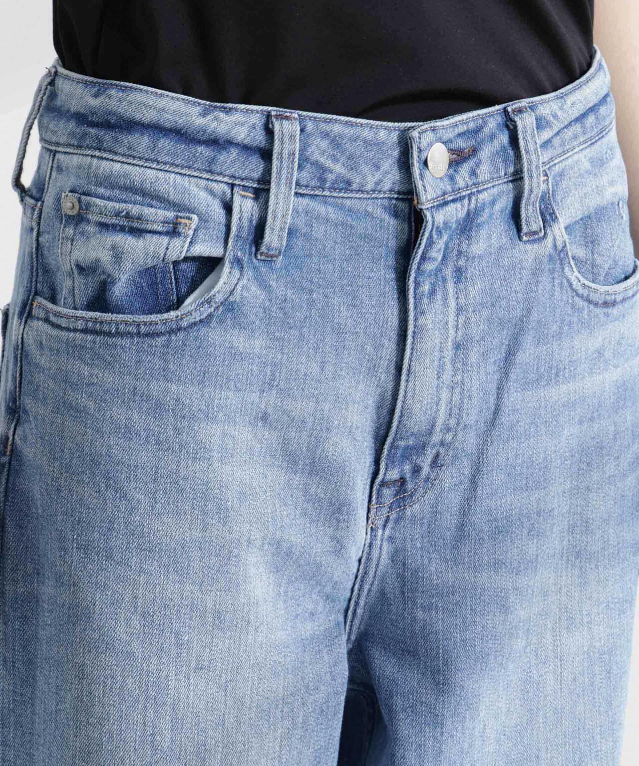 Healthy DENIM/Pink Pepper ワイドストレートデニム 6715127041