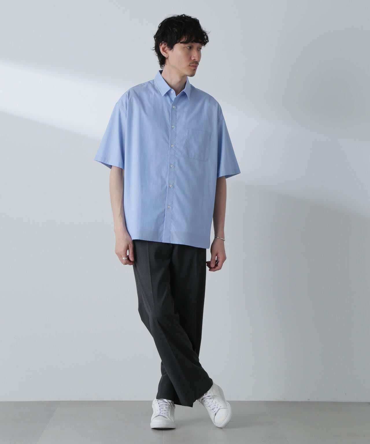 BIGシャンブレーシャツ 半袖 6724221215