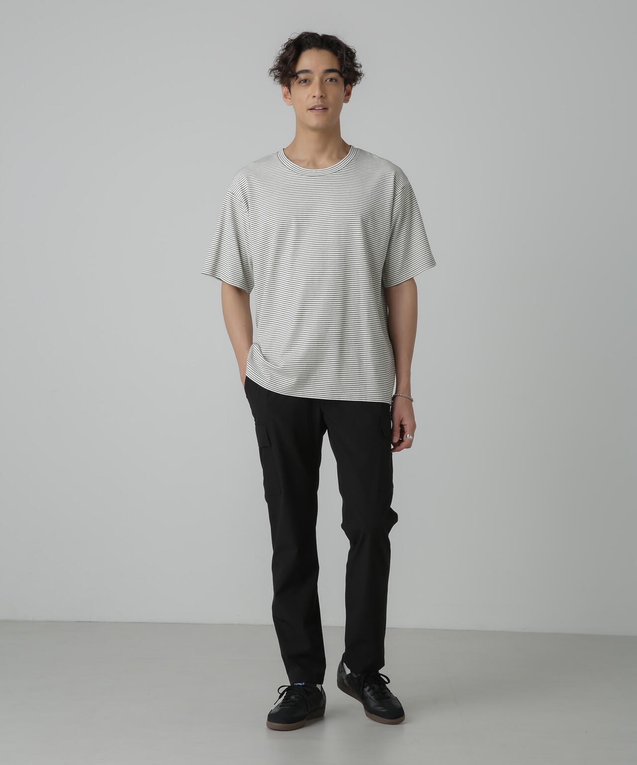 「N trousers」スリムストレッチ カーゴパンツ 6684127237