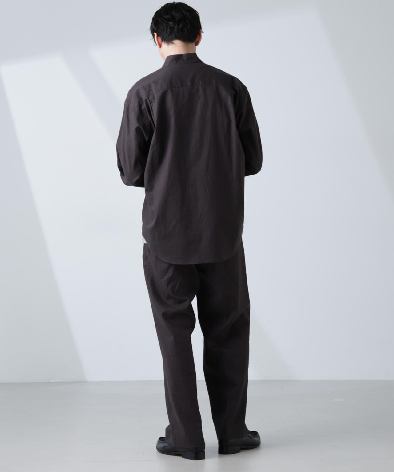 「BELGIUM LINEN FABRICS」リネンコットンストレートパンツ(セットアップ可) 6685127221