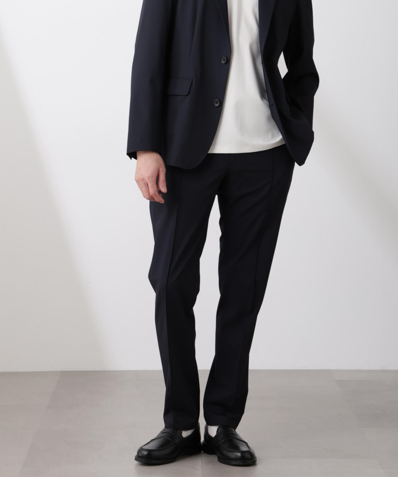 「N TROUSERS BASIC」トロピカルストレッチパンツ(セットアップ可) 6685129202