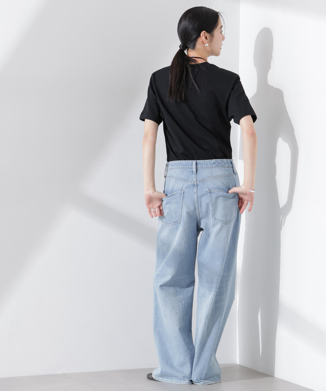 Hanes/1P T-SHIRTS KURO クルーネックTシャツ 6715124012