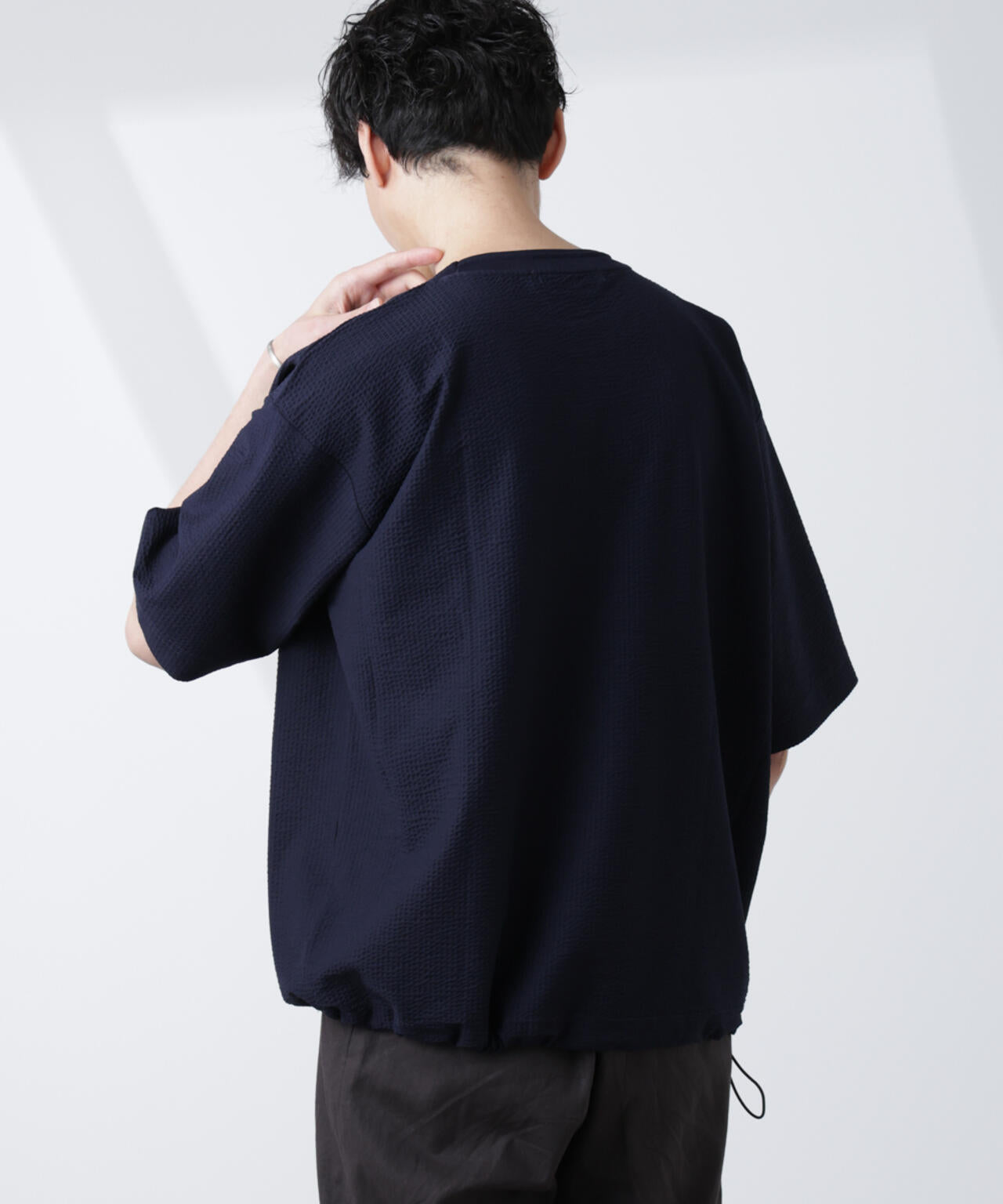 シルケットサッカーワイドTシャツ 半袖 6725124210